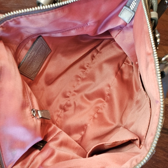 COACH 2012 MADISON SOPHIA BRONZE MATALLIC LEATHER SHOULDER BAG - Picture 10 of 10